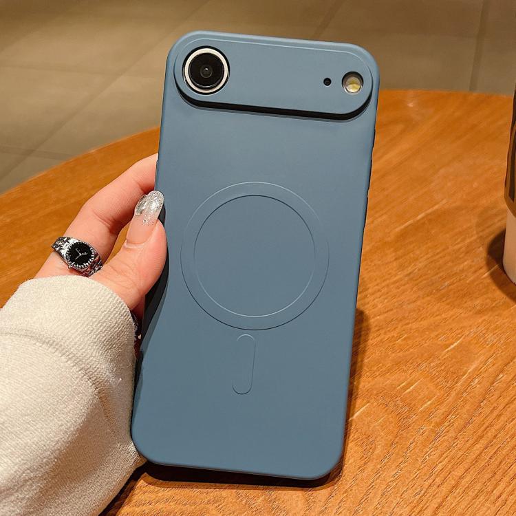 Capa de Telemóvel Magnética MagSafe em Silicone Líquido de Cor Sólida, Para iPhone 17, Para iPhone Air, Para iPhone 16 Pro Max