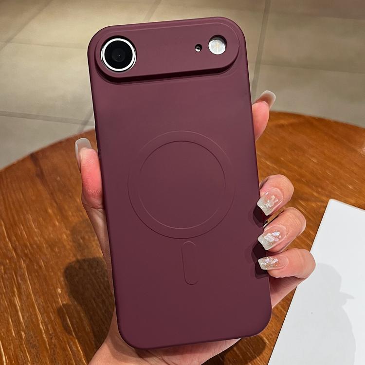 Capa de Telemóvel Magnética MagSafe em Silicone Líquido de Cor Sólida, Para iPhone 17, Para iPhone Air, Para iPhone 16 Pro Max