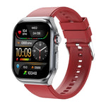 ET585 Smartwatch com Pulseira de Silicone de 2,04 polegadas IP68 à Prova de Água, Suporta ECG / Medição da Composição Sanguínea