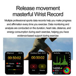 ET585 Smartwatch com Correia de Nylon de 2,04 polegadas IP68 Impermeável, Suporta ECG / Medição da Composição Sanguínea