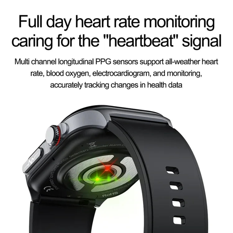 ET585 Smartwatch com Correia de Nylon de 2,04 polegadas IP68 Impermeável, Suporta ECG / Medição da Composição Sanguínea