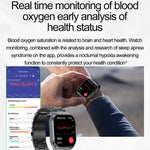 ET585 Smartwatch com Correia de Nylon de 2,04 polegadas IP68 Impermeável, Suporta ECG / Medição da Composição Sanguínea