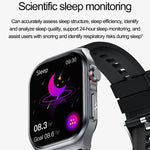 ET585 Smartwatch com Correia de Nylon de 2,04 polegadas IP68 Impermeável, Suporta ECG / Medição da Composição Sanguínea