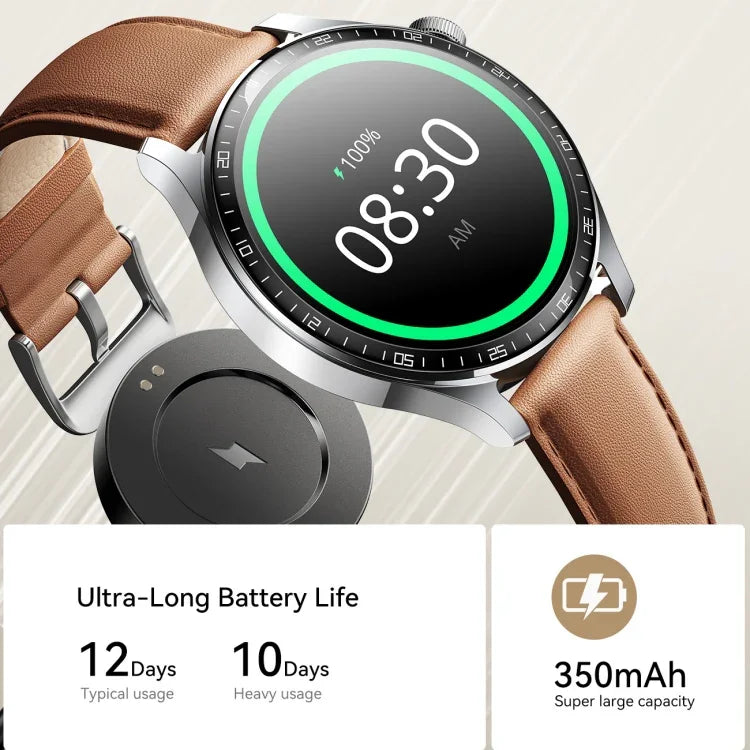 Smartwatch JOYROOM JR-FC2 Pro Série Clássica, Ecrã de 1,46 polegadas, Suporta Chamadas BT / Frequência Cardíaca / Oxigénio no Sangue