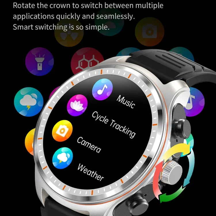Smartwatch LC19 com Auricular Bluetooth 2 em 1 de 1,53 polegadas IP67 à Prova de Água, Suporta Monitorização do Sono
