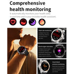 Smartwatch LC19 com Auricular Bluetooth 2 em 1 de 1,53 polegadas IP67 à Prova de Água, Suporta Monitorização do Sono