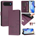 Capa de Telemóvel em Pele com Relevo de Sorriso e RFID, Para iPhone 17 Pro Max, Para iPhone 17 Pro, Para iPhone 17, Para iPhone Air, Para iPhone SE 2024, Para iPhone 16 Pro Max, Para iPhone 16 Pro, Para iPhone 16 Plus