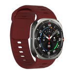 Wavy Texture Silicone Watch Band, For Samsung Galaxy Watch Ultra 47mm / Ultra 2025