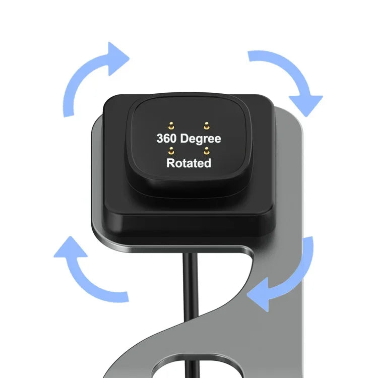 Base de Carregamento Rápido Giratória em Metal para Smartwatch, Para Google Pixel Watch 3 41 / 45mm