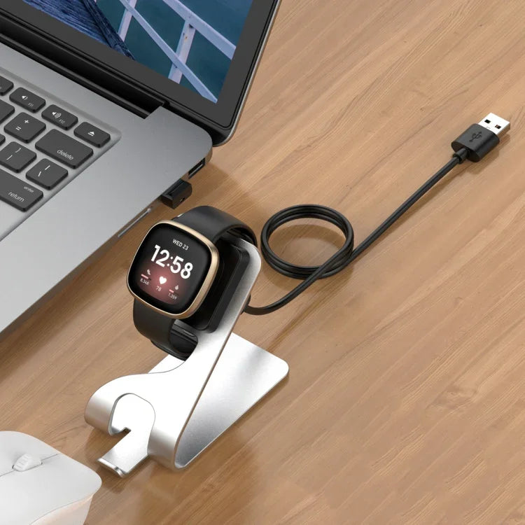 Base de Carregamento Rápido Giratória em Metal para Smartwatch, Para Google Pixel Watch 3 41 / 45mm