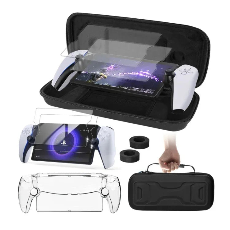 Para Sony PlayStation Portal Kit de Bolsa de Armazenamento para Consola Portátil de Jogos
