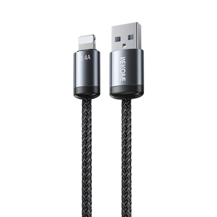 Cabo de Dados para Carregamento Rápido WK WDC-32i Raython Gen2 1m 2.4A USB para 8 Pinos, WDC-32i