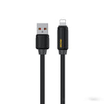 Cabo de Dados para Carregamento Rápido WK WDC-27i Silicone Elástico Genuíno 1m 12W USB para 8 Pinos, WDC-27i