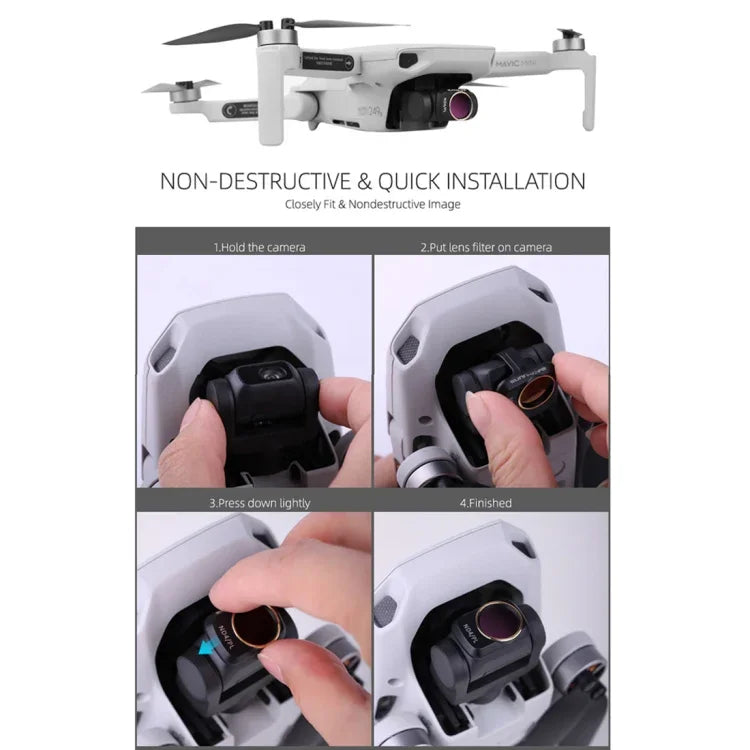 Filtro de Lente ND32 Sunnylife MM-FI9251 para Drone DJI Mavic mini, ND32