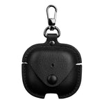 Capa protetora de couro para auriculares com gancho, para AirPods Pro 3, para AirPods 4