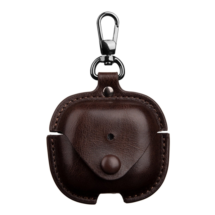 Capa protetora de couro para auriculares com gancho, para AirPods Pro 3, para AirPods 4
