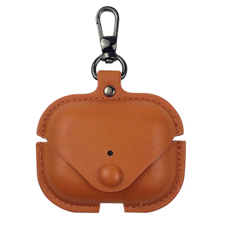 Capa protetora de couro para auriculares com gancho, para AirPods Pro 3, para AirPods 4