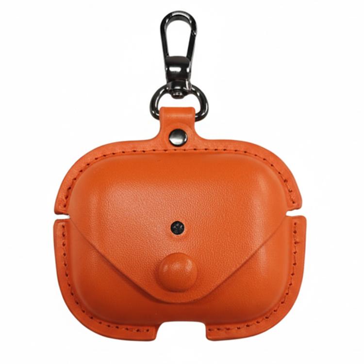 Capa protetora de couro para auriculares com gancho, para AirPods Pro 3, para AirPods 4