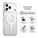 Capa de Telemóvel Híbrida Candy Magsafe PC TPU, Para iPhone Air, Para iPhone 16 Pro Max, Para iPhone 16 Pro, Para iPhone 16 Plus, Para iPhone 16, Para iPhone 15 Pro Max