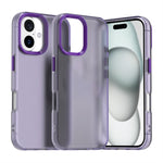 Capa de Telemóvel Híbrida Candy PC TPU Antichoque, Para iPhone 16 Plus, Para iPhone 16, Para iPhone 15 Pro Max, Para iPhone 15 Pro, Para iPhone 15 Plus, Para iPhone 15