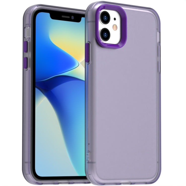 Capa de telemóvel híbrida Candy PC TPU anti-impactos, para iPhone 11 Pro
