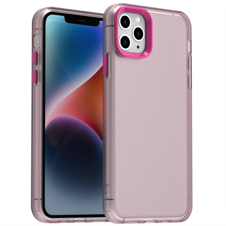 Capa de telemóvel híbrida Candy PC TPU anti-impactos, para iPhone 11 Pro