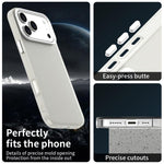Capa de Telemóvel Híbrida Candy PC TPU Antichoque, Para iPhone 17 Pro Max, Para iPhone 17 Pro, Para iPhone 17, Para iPhone Air, Para iPhone 16 Pro Max, Para iPhone 16 Pro