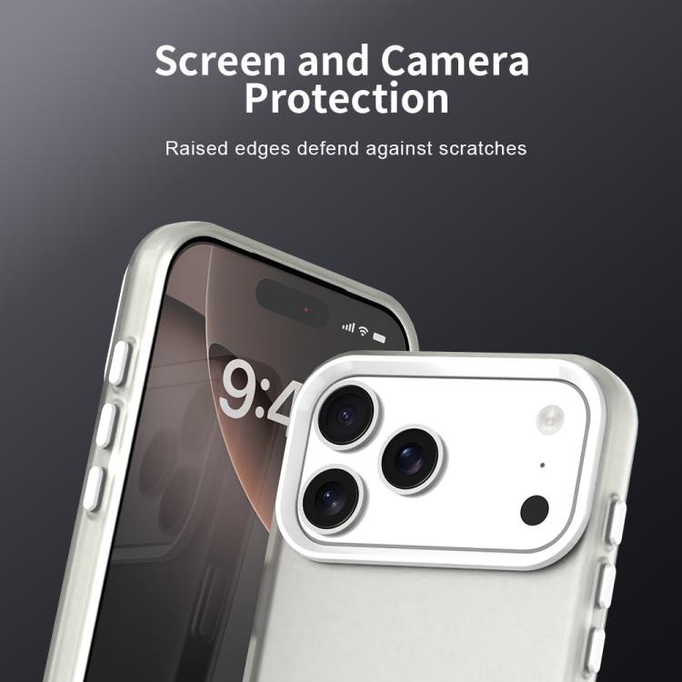 Capa de Telemóvel Híbrida Candy PC TPU Antichoque, Para iPhone 17 Pro Max, Para iPhone 17 Pro, Para iPhone 17, Para iPhone Air, Para iPhone 16 Pro Max, Para iPhone 16 Pro