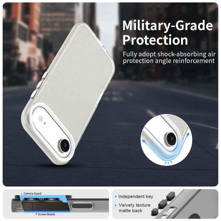Capa de Telemóvel Híbrida Candy PC TPU Antichoque, Para iPhone 16 Plus, Para iPhone 16, Para iPhone 15 Pro Max, Para iPhone 15 Pro, Para iPhone 15 Plus, Para iPhone 15