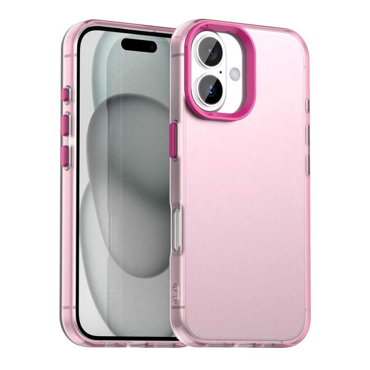 Capa de Telemóvel Híbrida Candy PC TPU Antichoque, Para iPhone 17 Pro Max, Para iPhone 17 Pro, Para iPhone 17, Para iPhone Air, Para iPhone 16 Pro Max, Para iPhone 16 Pro