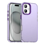 Capa de Telemóvel Híbrida Candy PC TPU Antichoque, Para iPhone 17 Pro Max, Para iPhone 17 Pro, Para iPhone 17, Para iPhone Air, Para iPhone 16 Pro Max, Para iPhone 16 Pro