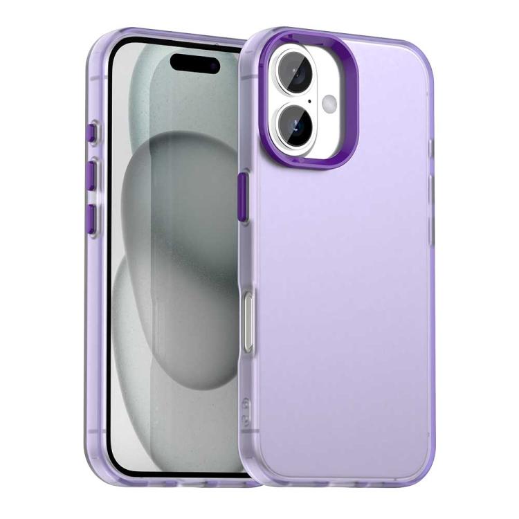 Capa de Telemóvel Híbrida Candy PC TPU Antichoque, Para iPhone 17 Pro Max, Para iPhone 17 Pro, Para iPhone 17, Para iPhone Air, Para iPhone 16 Pro Max, Para iPhone 16 Pro