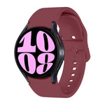 Button Style Quick Release Silicone Watch Band, For Samsung Galaxy Watch 7 / 6