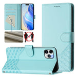Capa de telemóvel em pele com relevo de colmeia e proteção RFID, Para iPhone 11 Pro Max, Para iPhone 11, Para iPhone 11 Pro, Para iPhone X / XS, Para iPhone XR, Para iPhone XS Max, Para iPhone 8 Plus / 7 Plus