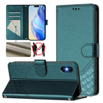 Capa de telemóvel em pele com relevo de colmeia e proteção RFID, Para iPhone 11 Pro Max, Para iPhone 11, Para iPhone 11 Pro, Para iPhone X / XS, Para iPhone XR, Para iPhone XS Max, Para iPhone 8 Plus / 7 Plus