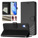 Capa de telemóvel em pele com relevo de colmeia e proteção RFID, Para iPhone 11 Pro Max, Para iPhone 11, Para iPhone 11 Pro, Para iPhone X / XS, Para iPhone XR, Para iPhone XS Max, Para iPhone 8 Plus / 7 Plus