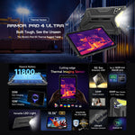 Ulefone Armor Pad 4 Ultra Versão Térmica Tablet Robusto, 10,36 polegadas Android 14 MediaTek Dimensity 6300 Octa Core Rede 5G, Plugue UE, Armor Pad 4 Ultra Imagem Térmica