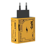 HX111 Carregador Ultra-rápido USB 120W, Type-C GaN, Ficha US, Ficha UE, Ficha UK
