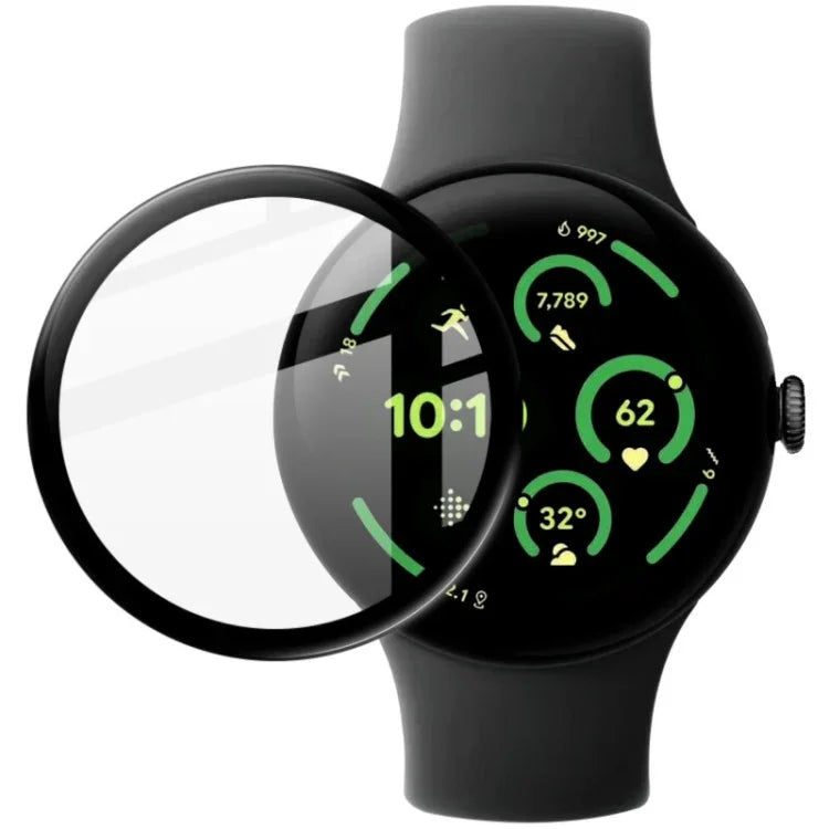 Película Protetora de Vidro Plexiglass HD imak para Relógio, Para Google Pixel Watch 4 45mm, Para Google Pixel Watch 4 41mm, Para Google Pixel Watch 3 45mm, Para Google Pixel Watch 3 41mm