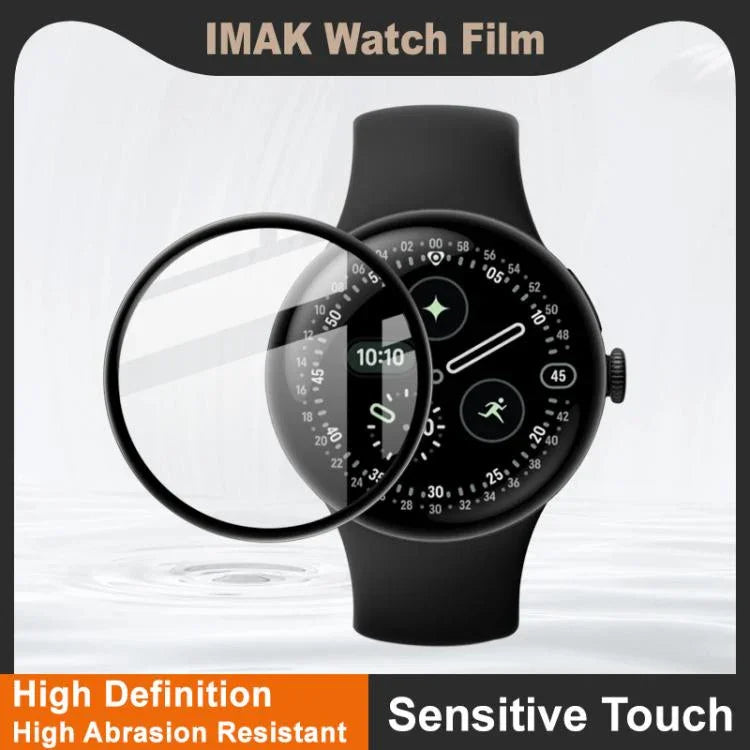 Película Protetora de Vidro Plexiglass HD imak para Relógio, Para Google Pixel Watch 4 45mm, Para Google Pixel Watch 4 41mm, Para Google Pixel Watch 3 45mm, Para Google Pixel Watch 3 41mm