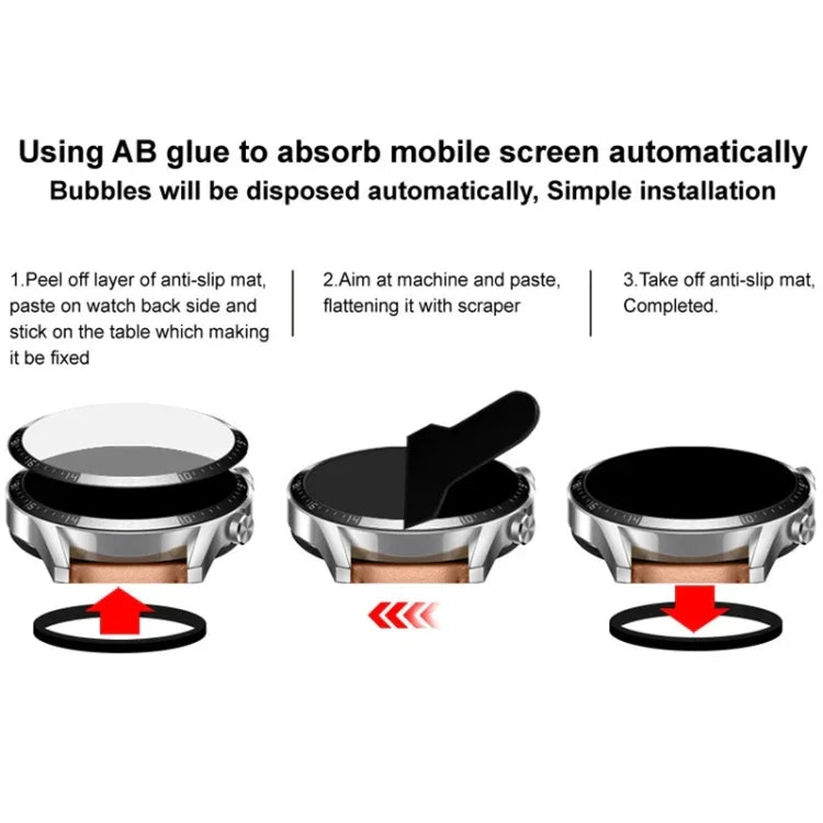 Película Protetora de Vidro Plexiglass HD imak para Relógio, Para Google Pixel Watch 4 45mm, Para Google Pixel Watch 4 41mm, Para Google Pixel Watch 3 45mm, Para Google Pixel Watch 3 41mm