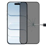 Filme de Vidro Temperado com Ecrã de Seda Anti-espionagem de Cobertura Total, Para iPhone 17 Pro Max, Para iPhone 17 Pro, Para iPhone 17, Para iPhone Air, Para iPhone 16 Pro Max, Para iPhone 16 Pro, Para iPhone 16 Plus, Para iPhone 16