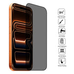 25 unidades de película de vidro temperado com ecrã de seda anti-espionagem de cobertura total, para iPhone 17 Pro Max, para iPhone 17 Pro, para iPhone 17, para iPhone Air, para iPhone 16 Pro Max, para iPhone 16 Pro, para iPhone 16 Plus, para iPhone 16