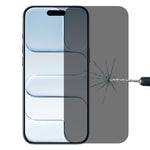 Película de vidro temperado de alta transparência com cobertura total e anti-espionagem, para iPhone 17 Pro Max, para iPhone 17 Pro, para iPhone 17, para iPhone Air, para iPhone 16 Pro Max, para iPhone 16 Pro, para iPhone 16 Plus, para iPhone 16