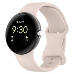 Pulseira Oficial de Silicone, Para Google Pixel Watch 4 / Watch 3 45mm, Para Google Pixel Watch 4 / 3 / 2 / 1 41mm