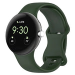 Pulseira Oficial de Silicone, Para Google Pixel Watch 4 / Watch 3 45mm, Para Google Pixel Watch 4 / 3 / 2 / 1 41mm