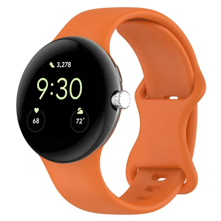 Pulseira Oficial de Silicone, Para Google Pixel Watch 4 / Watch 3 45mm, Para Google Pixel Watch 4 / 3 / 2 / 1 41mm