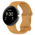Pulseira Oficial de Silicone, Para Google Pixel Watch 4 / Watch 3 45mm, Para Google Pixel Watch 4 / 3 / 2 / 1 41mm