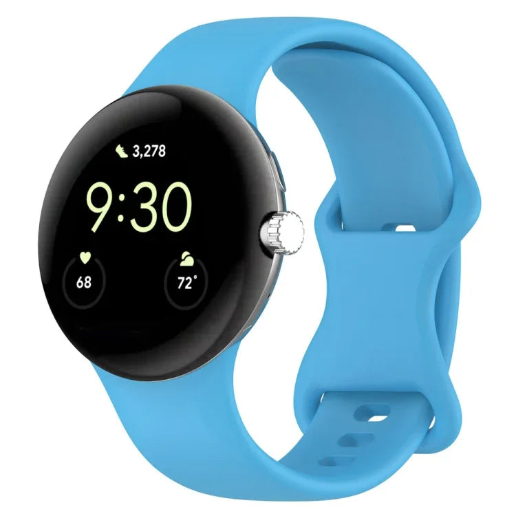 Pulseira Oficial de Silicone, Para Google Pixel Watch 4 / Watch 3 45mm, Para Google Pixel Watch 4 / 3 / 2 / 1 41mm