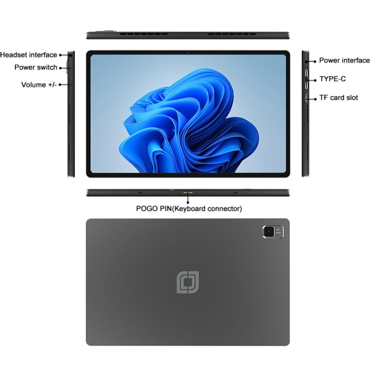 Jumper EZpad V12 Pro Tablet PC, Sem Teclado, 12 polegadas Windows 11 Home OS Intel Alder Lake N95 Quad Core, 12GB+256GB, 12GB+512GB